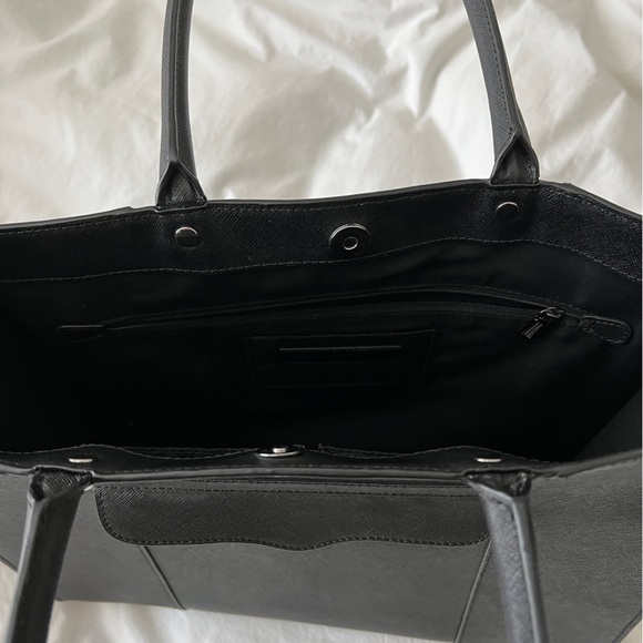 Rebecca Minkoff Black Leather Tote - Picture 7 of 8